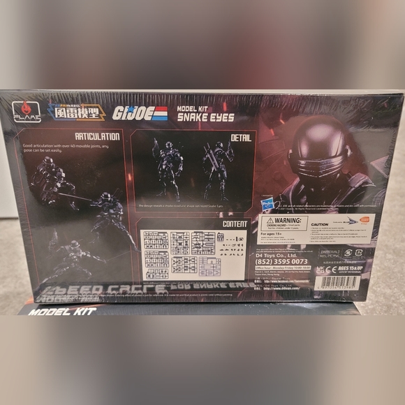 Snake Eyes and Speed Cycle Model Kit - Picture 2 of 4